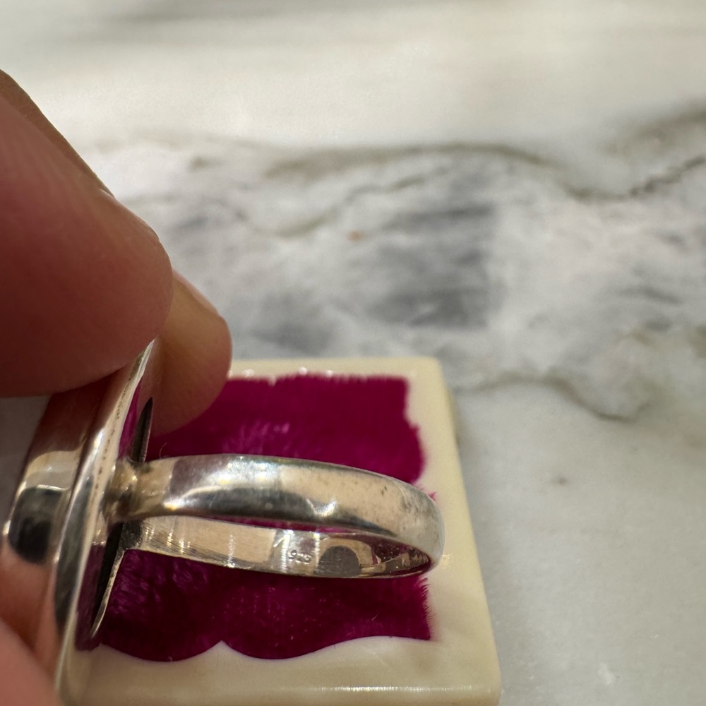 Sterling Silver Moonstone Ring - image 3
